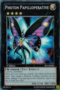 SP14-EN025 PHOTON PAPILLOPERATIVE COMMON 1ST EDITION YuGiOh CARD - Image 1