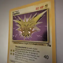 Pokemon TCG Zapdos Holo Rare Card 15/62 Excellent Condition - Image 3