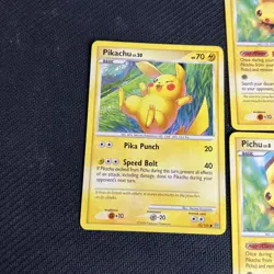 Pikachu 70/100 Pichu 45/100 Stormfront Pokemon Card English Non-Holo 3 - Image 2