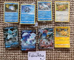 Pokemon 2023 Holiday Advent Calendar Stamped Cards x 8 Full Set Sealed TCG Promo - Image 1