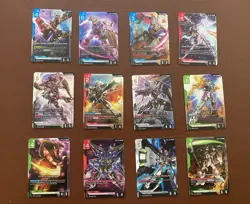 Gundam Card Game TCG - GD01 Complete Set (C, U, R, LR) - Image 1