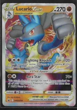 Lucario VSTAR SWSH214 Pokemon SWSH: Sword & Shield Promo Cards Promo NM - Image 1