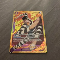 Mr. 2 Bon Kurei (Bentham) EB01-061 SEC Secret Rare PRB-02 - One Piece Card Game - Image 1