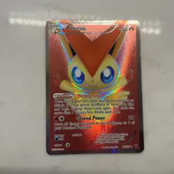 Pokemon TCG Victini 98/101 Noble Victories Full Art Holo Card LP Condition - Image 1