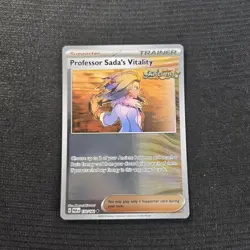 Pokemon TCG Paradox Rift Professor Sada's Vitality Reverse Holo Card 170/182 - Image 1