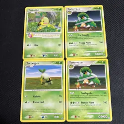 Turtwig 77/100 78/100 Torterra 30/100 Majestic Dawn Pokemon Card Non-Holo 4 - Image 1