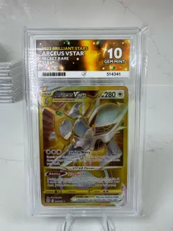 ACE 10 Arceus VSTAR 184/172 Secret Pokemon Card Swsh09: Brilliant Stars GEM MINT - Image 1