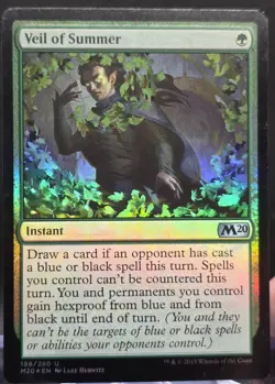 Veil of Summer #198 Core Set 2020 Foil Uncommon - Image 1