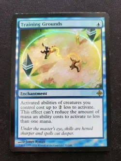 Training Grounds - FOIL Rise of the Eldrazi ROE - Lightly Played LP - Magic MTG - Image 1