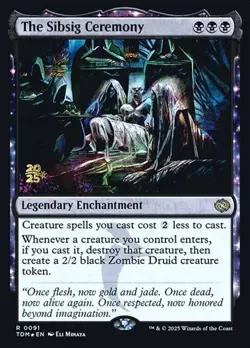 The Sibsig Ceremony - Foil Prerelease Promo TDM LP MTG - Image 1