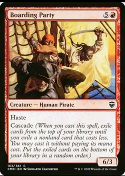 X 1 Boarding Party NM 163 Commander Legends MTG Magic The Gathering - Image 1