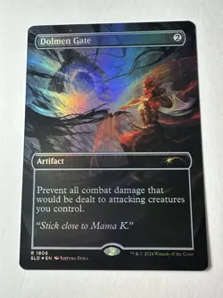 Magic The Gathering Dolmen Gate Karlach Secret Lair Rainbow Foil - Image 1