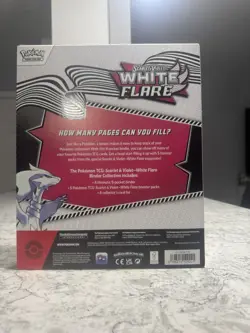 Pokemon Scarlet & Violet TCG: White Flare Binder Collection sealed booster packs - Image 2