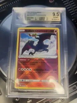 BGS 9.5 GEM Mint Radiant Charizard, SWSH Crown Zenith Pokemon Holo , 020/159 - Image 1