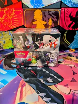 Pokemon Unova Black Bolt White Flare Mini Tin Display 8 tins 16 packs Sealed - Image 1