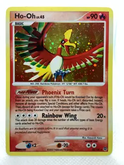 Ho-Oh 10/132 Holo Rare - 2007 D&P Secret Wonders Pokemon TCG - Image 1
