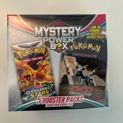 Pokemon Mystery Power Box Chase Pack Seeded 1:10 (5 Booster Packs) Sealed 🔥 - Image 1