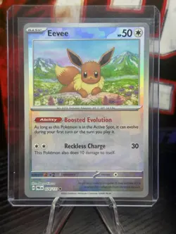 Pokemon TCG Eevee (Master Ball Pattern) 74/131 SV: Prismatic Evolutions NM - Image 1