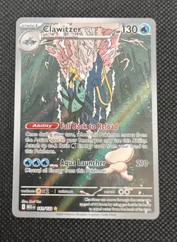 Clawitzer 141/132 - Illustration Rare Pokemon TCG Mega Evolution - NM - Image 1