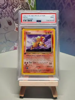 Pokemon Neo Revelation 1st Edition ENTEI 17/64 PSA 9 MINT - Image 1
