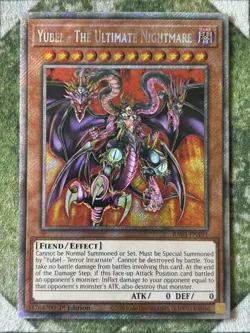 YuGiOh YUBEL - THE ULTIMATE NIGHTMARE Platinum Secret Rare RA03-EN191 - Image 2
