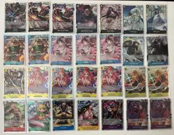 One Piece TCG Super Rare Card Lot Of 28 (nami, Shirahoshi + More) - Image 1