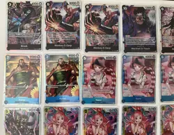One Piece TCG Super Rare Card Lot Of 28 (nami, Shirahoshi + More) - Image 2