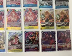 One Piece TCG Super Rare Card Lot Of 28 (nami, Shirahoshi + More) - Image 4