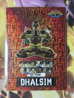 PSA Street Fighter 2: Champion Edition Promo Card Dhalsim Red Stars 92/100 - Image 1