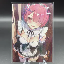 Ram Re Zero Anime Waifu Card Doujin ACG Goddess Holo - Image 1