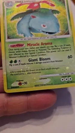 Pokemon TCG Cards Venusaur 20/132 Secret Wonders Reverse Holo LP from 2007! - Image 2