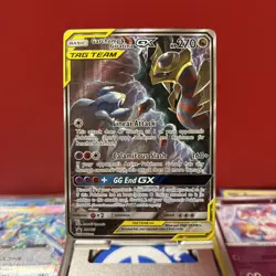 Pokemon TCG Garchomp & Giratina GX SM193 Sun & Moon Promo Card Near Mint - Image 1