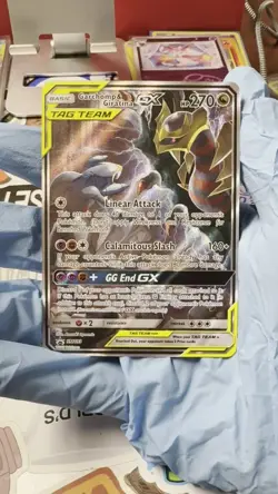 Pokemon TCG Garchomp & Giratina GX SM193 Sun & Moon Promo Card Near Mint - Image 2