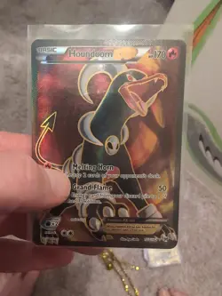 Pokemon Breakthrough Houndoom EX Full Art Ultra Rare Holo Card 153/162 - Image 2