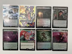 Magic The Gathering Spider-man Foil Lot Of 8 (borderless cards, Eddie Brock etc) - Image 1