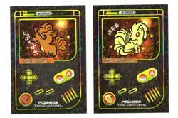 Game Boy Color Pokemon HOLO CARDS * NINETALES & VULPIX - Image 1