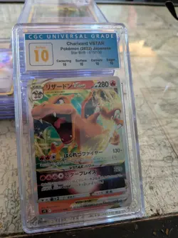 CGC 10 PERFECT Charizard VSTAR 015/100 HOLO RARE Japanese Pokemon Card - Image 2