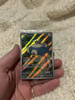 Pokemon TCG Cards Snorlax SVP051 Illustration Rare Black Star Promo Holo SEALED - Image 1