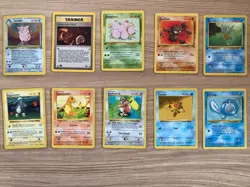 Vintage Pokemon Card Lot First Edition, Shadowless, Base Set, Jungle, Fossil - Image 1