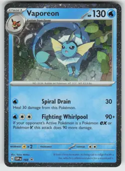 Vaporeon - Holo Promo SV: Scarlet & Violet Promo Cards 168 Water, Holo LP-NM - Image 1