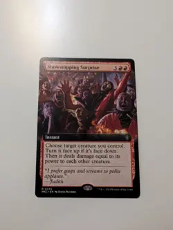 MTG - Showstopping Surprise (Extended Art) - Murders at Karlov Manor NM/M - Image 1