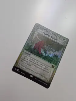 MTG - Primal Might (Showcase Foil) - Outlaws of Thunder Junction NM/M Condition - Image 2