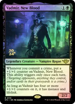 1 x Vadmir, New Blood - Foil - Prerelease Promo - Outlaws of Thunder Junction - - Image 1