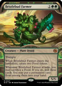 1 x Bristlebud Farmer - Foil - Showcase - Outlaws of Thunder Junction: The Big S - Image 1