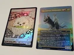 FOIL Rin and Seri, Inseparable BORDERLESS + TOKEN MINT MTG Magic Secret Lair - Image 2