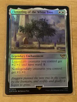 Near Mint, English - 1 x MTG Flowering of the White Tree - Foil The Lord of the - Image 1