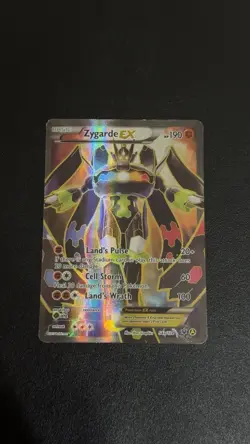 Zygarde EX 54a/124 Pokemon Fates Collide Alternate Full Art Promo MEGA POWERS HP - Image 1