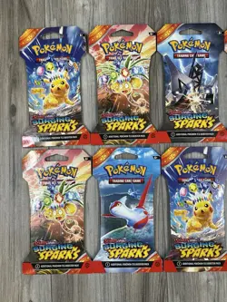 Pokemon TCG Scarlet & Violet Surging Sparks Sleeved Booster Packs 10x NEW - Image 2