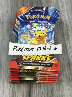 Pokemon TCG Scarlet & Violet Surging Sparks Sleeved Booster Packs 10x NEW - Image 5