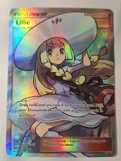 Lillie (Full Art) 147/149 Sm Sun & Moon Base Set Pokemon Holo Foil Nice! Normal - Image 1
